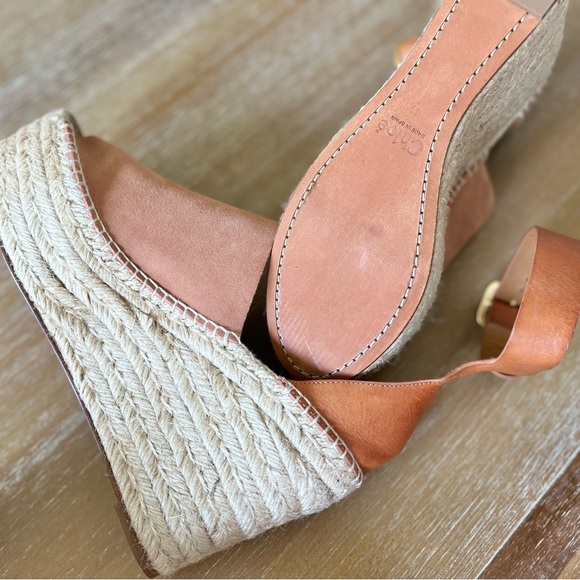 Chloé | Brown Suede Espadrilles - Picture 11 of 16